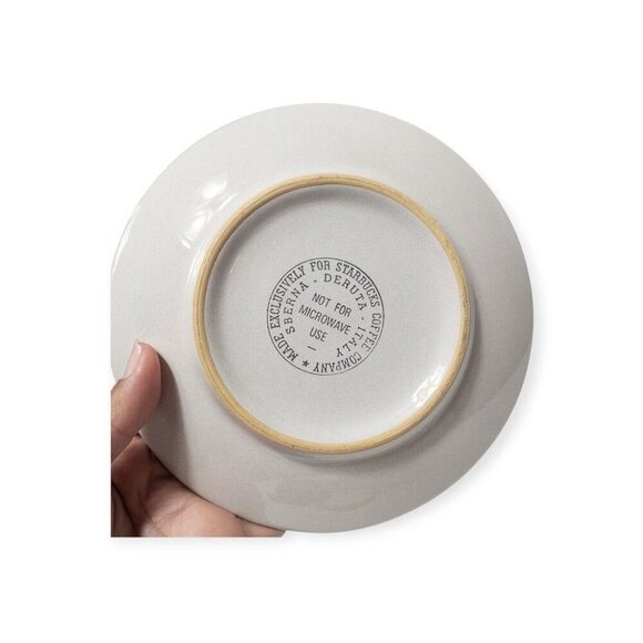 Vintage 90s Starbucks Sberna Deruta Exclusive Ceramic Cups & Saucers Set - Picture 12 of 16